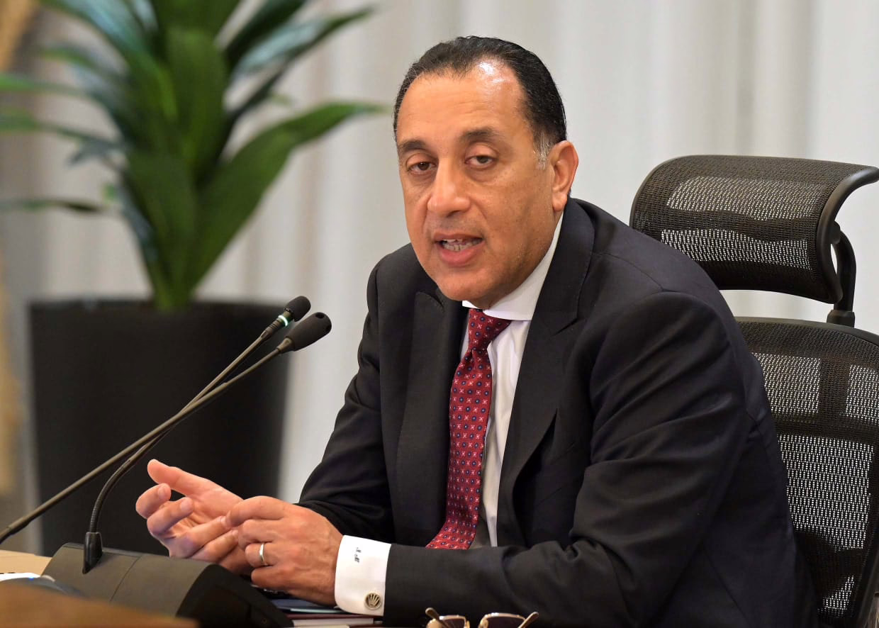 مصطفى مدبولي رئيس الحكومة المصرية